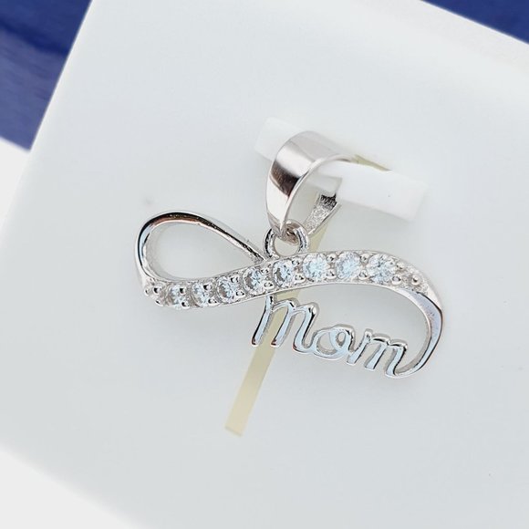 "#925 Sterling Silver Cubic Zircon Pendant for Women/Girls, US925P1042 - Picture 10 of 10